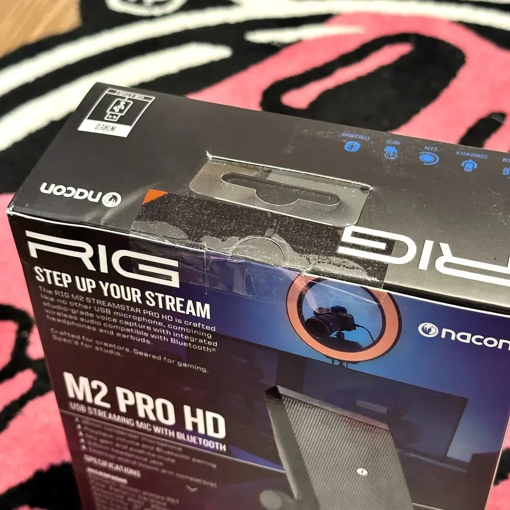 RIG M2 Streamstar Pro HD – Wired USB Streaming Microphone